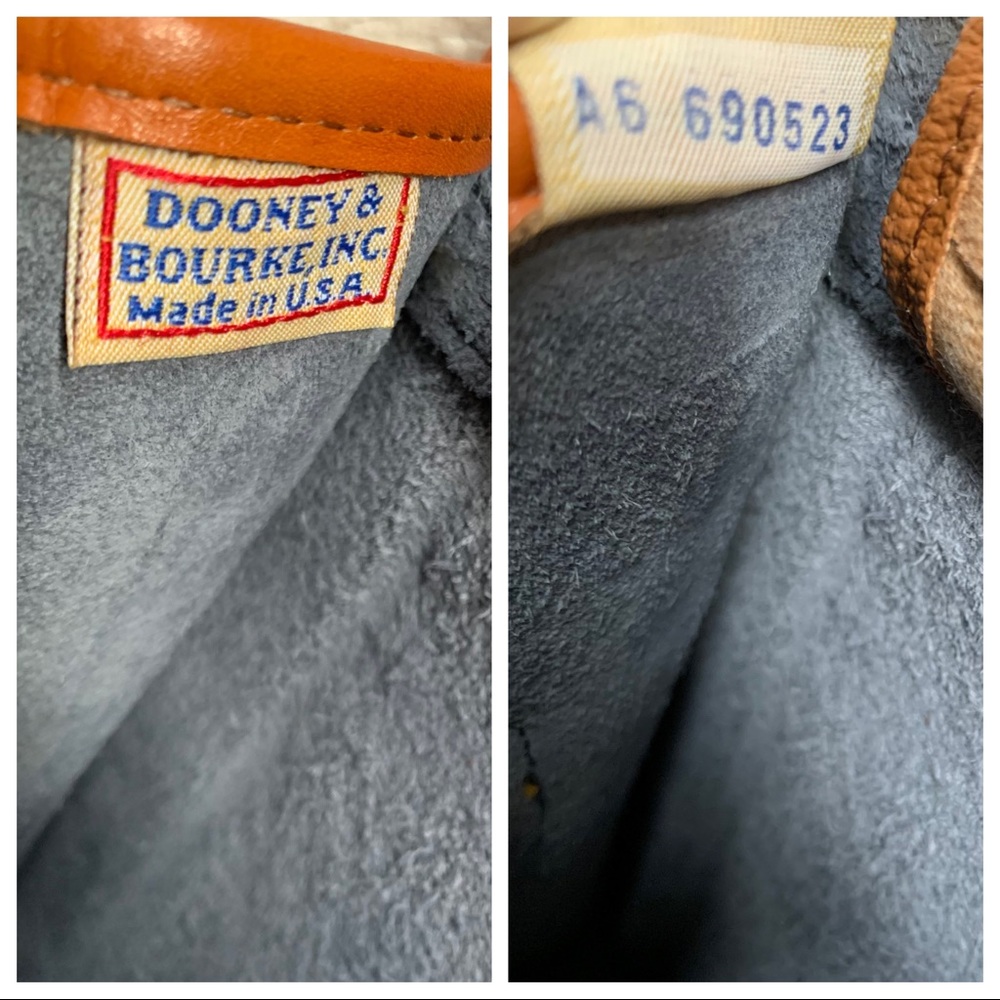 💙Air Force Blue Dooney & Bourke Vintage Essex Bag - Picture 13 of 15